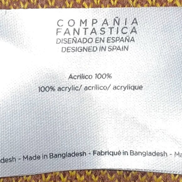 Compania Fantastica Crew Neck Sweater Knit Sunshine Suns Size SMALL - Picture 10 of 10